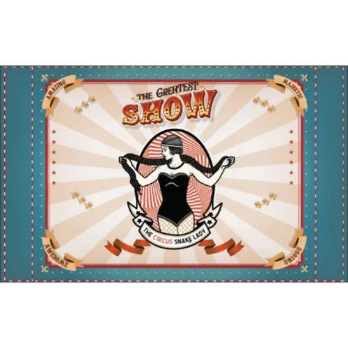 Circus - Visual Snake Lady 3x2m