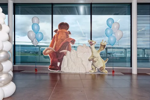 Standee of Ice Age - Sid : Hi !