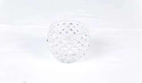 Large crystal candle holder 
