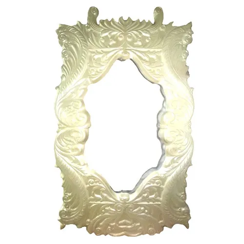 Oriental Small White Floral Frame 260x160cm