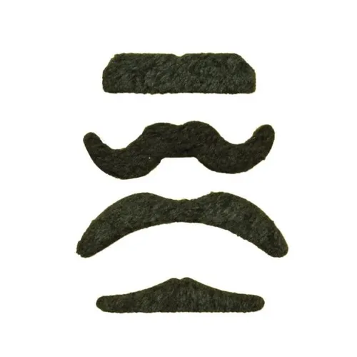 Sticky moustaches set of 12