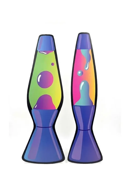 Standee lampe Pop-Art Lava - 0.66x2.30m