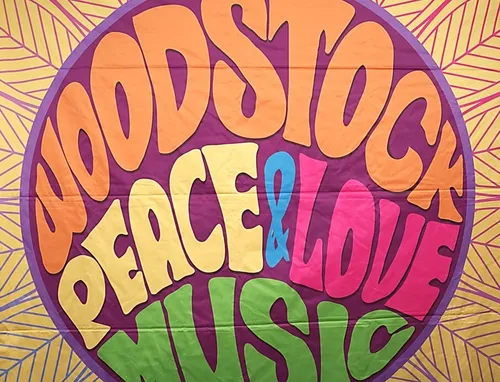 Visual flower power music 3x2m