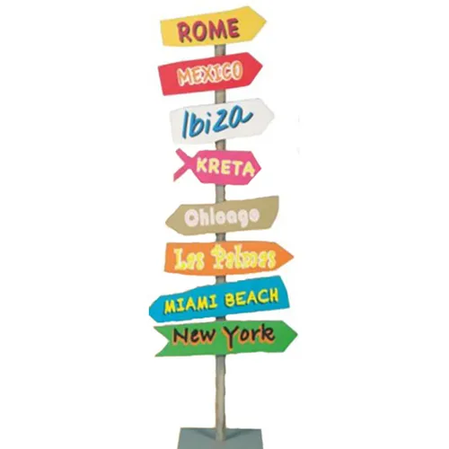 Indicator panel with 8 arrows