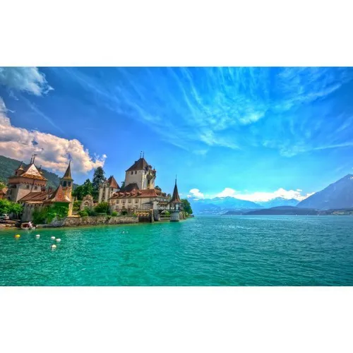 Switzerland - Visual Oberhofen Castle 3x2m