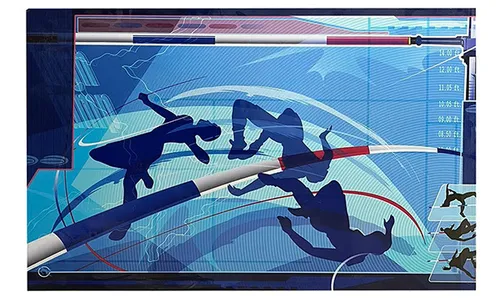 Poster - High jump 120x80cm