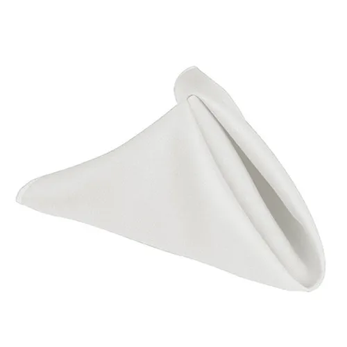 White napkin 0.50x0.50m 