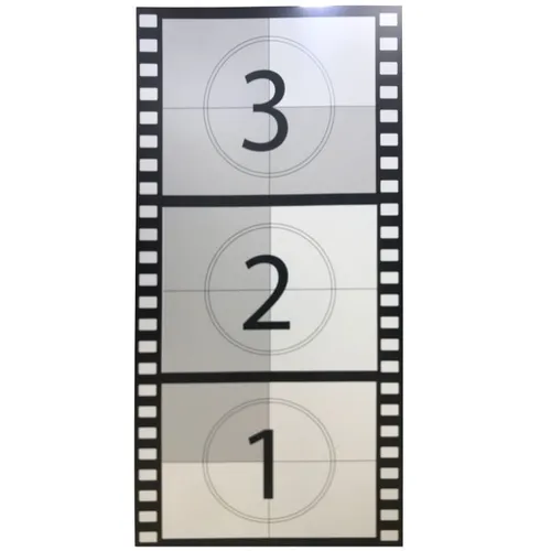 Hollywood - Standee Old Movie Count Down 200x100cm