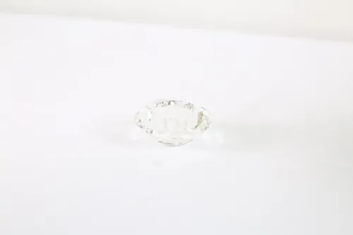 Transparent crystal candle jar