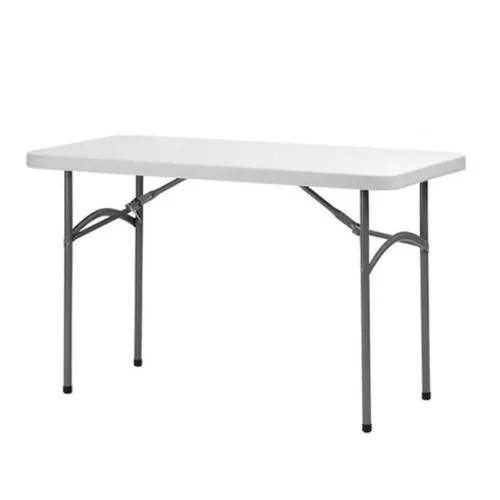 Foldable thin plastic table 200 x 45 cm