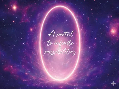 A portal to infinite possibilities visual - 3x2m