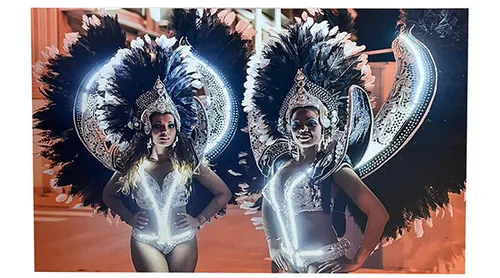 Poster - Rio carnival dancer 120x80cm