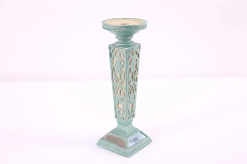 Green vintage chandelier with mirror 