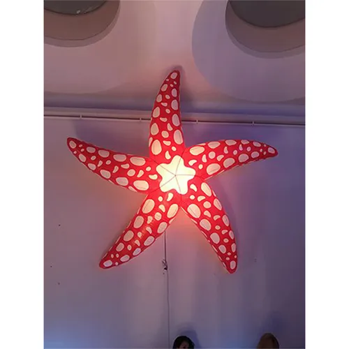 Luminous inflatable starfish Ø 3 m