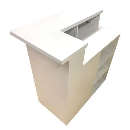 White Boom Bar Angle Left