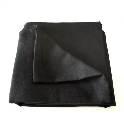 Round black tablecloth 2.50cm 