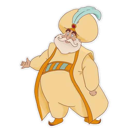 Standee of Aladdin - Sultan