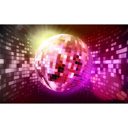 Disco - Visual Disco Ball Pink 3x2m