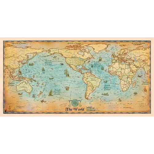 Vintage - Visual Old World 3x2m