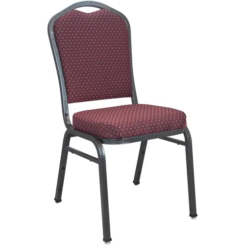 Burgundy Crown Back Banquet Chair