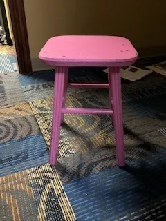 Small Pink Stool
