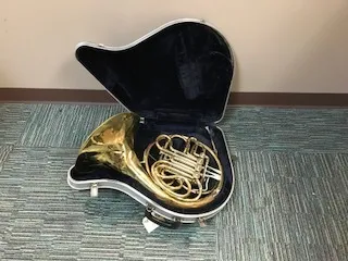 French Horn and Case