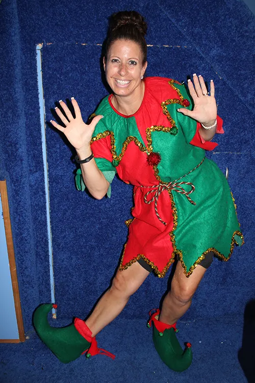 Elf Costume w/ Trim - Adult