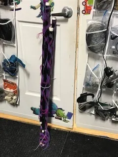 Black Canes with Purple