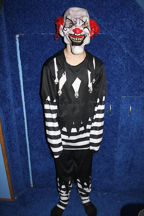 Blue & White Rag Doll Dress