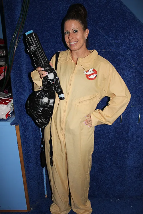 Ghostbuster Unitard, Backpack & Gun