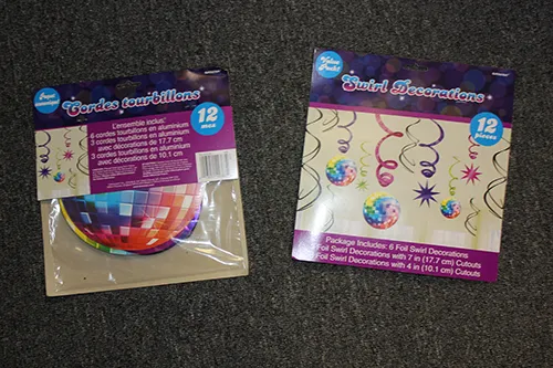 Hanging Disco Ball Decor.