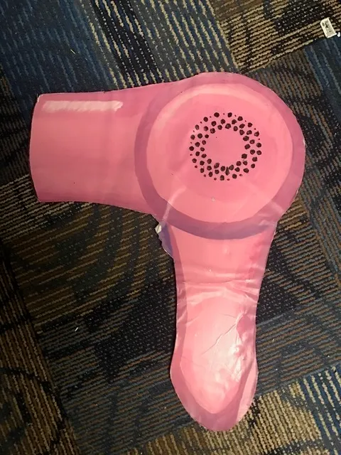 Big Cardboard Hair Dryer