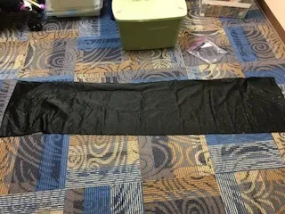 Black Sparkly Platform Front