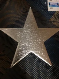 Silver cardboard Stars