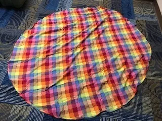 Multicolor Circular Tablecloth