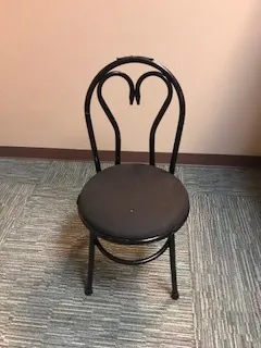 Black Sweetheart Chairs