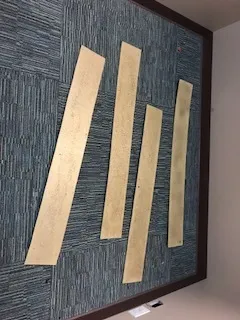 Gold Sparkly Stair Fronts