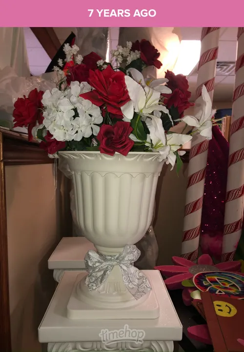 Podium and Vase