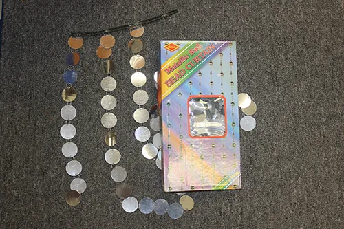 Metallic Ball Curtain