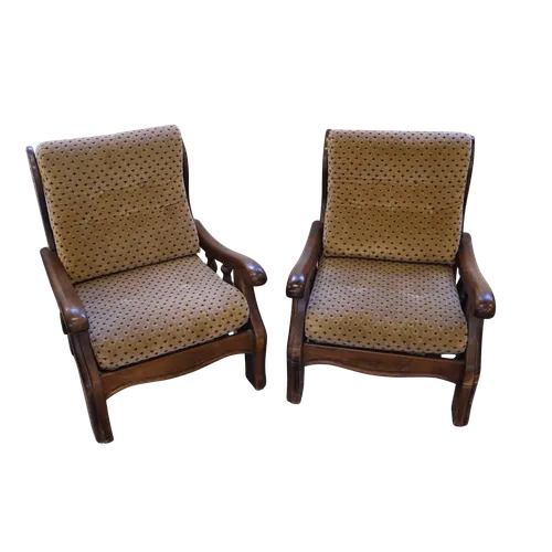 Fauteuils anciens dorés