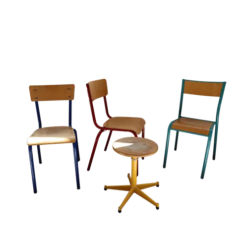 Chaises écolier diverses