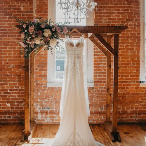 Rectangular Wood Arbor Arch