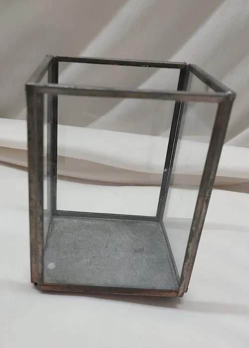 Small Brass Square Hurricane