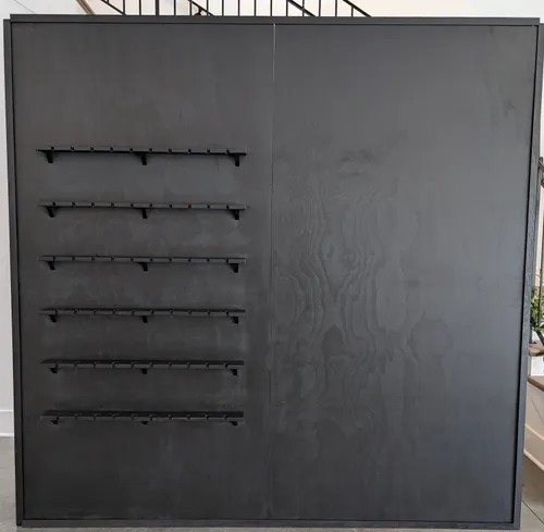 Custom Champagne Wall with Signage