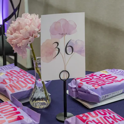 Watercolor Floral Table Numbers