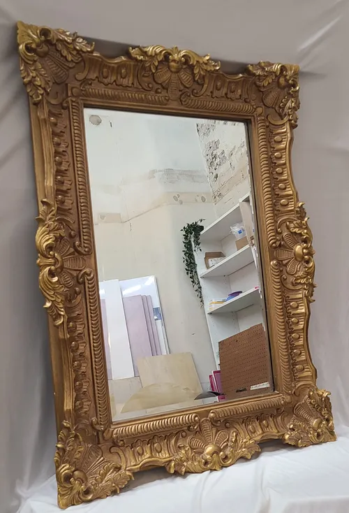 Large Gold Ornate Mirror