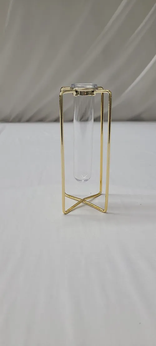 Gold Test Tube Bud Vase