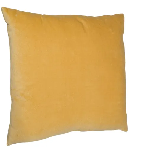 Yellow Velvet Pillow