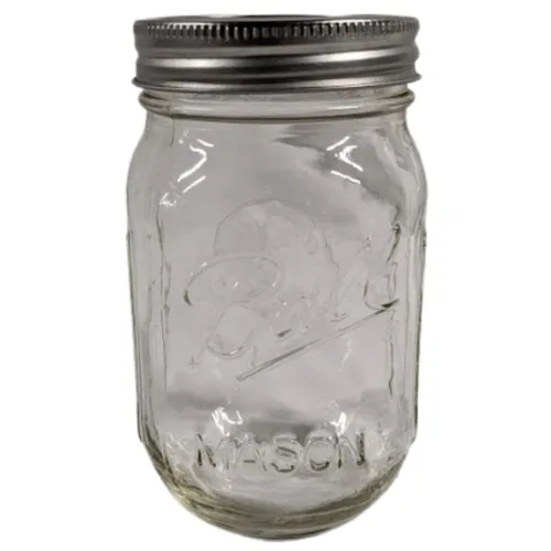 16 oz Mason Jar with Lid 