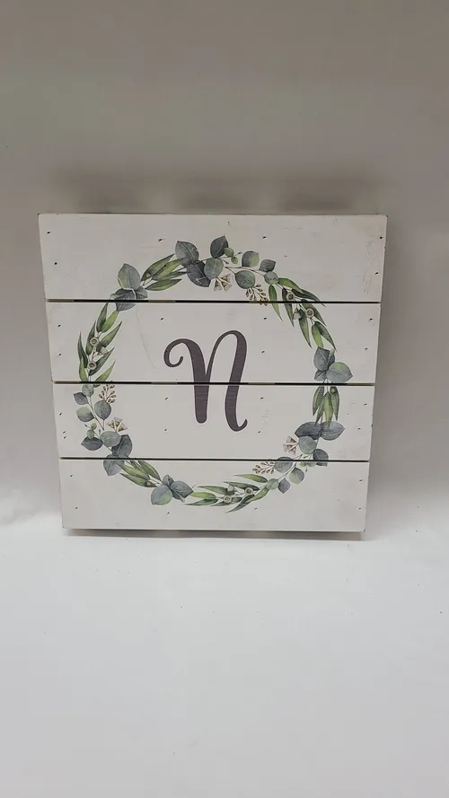 White with Greens N Sign